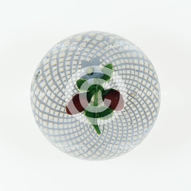 Paperweight, Saint-Louis, c. 1848-55. Creator: Saint-Louis Glassworks.