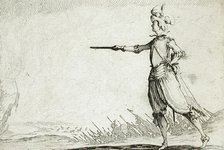 Infantry Officer, 1617. Creator: Jacques Callot.