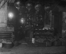 A grocery shop, Chinatown, San Francisco, between 1896 and 1906. Creator: Arnold Genthe.