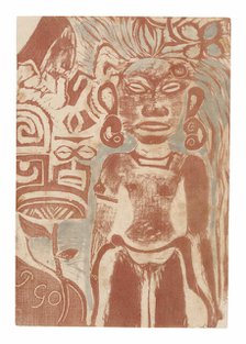 Tahitian Idol—the Goddess Hina, 1894/95. Creator: Paul Gauguin.