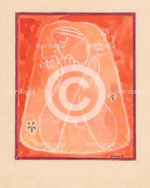 Thoughtful, 1938. Creator: Mikulas Galanda.