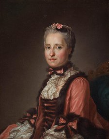 Portrait of Princess Maria Josepha of Saxony (1731-1767), 1775. Creator: Roslin, Alexander (1718-1793).