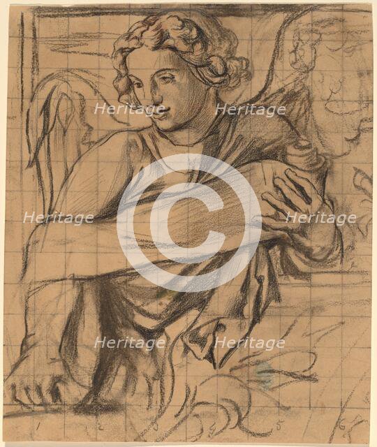 Angel - Trinity Church Mural, 1876. Creator: John La Farge.