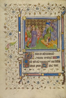 Christ before Pilate; Book of Hours, about 1400-1410. Creator: Unknown.