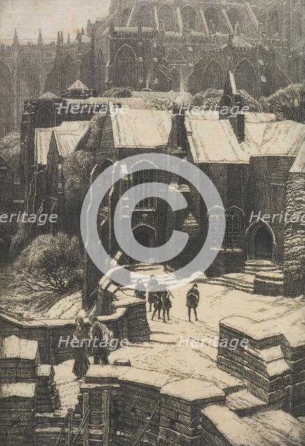 The Almonry, 1925. Creator: Frederick Landseer Maur Griggs.