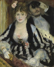 La Loge (The Theatre Box), 1874. Creator: Renoir, Pierre Auguste (1841-1919).