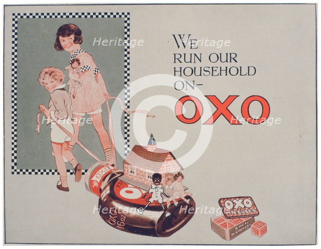 Oxo advert, 1922. Artist: Unknown