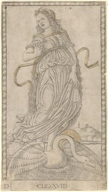 Clio, c. 1465. Creator: Master of the E-Series Tarocchi.