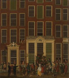The Bookshop and Lottery Agency of Jan de Groot in the Kalverstraat in Amsterdam, 1779. Creator: Isaak Ouwater.