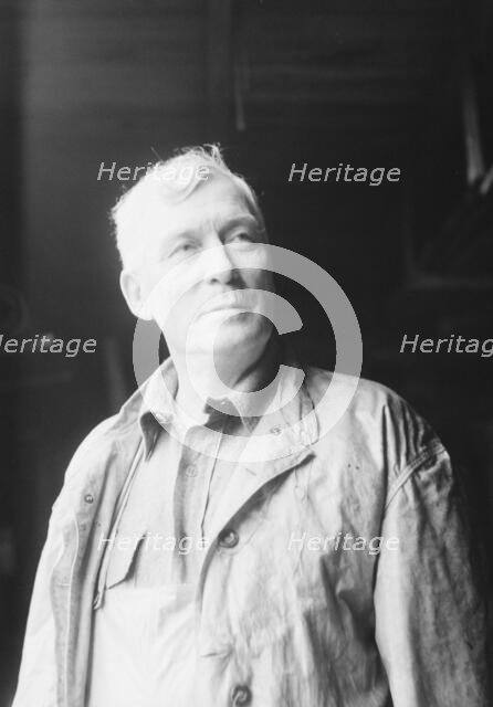 Captain Everett Edwards, portrait photograph, 1933. Creator: Arnold Genthe.