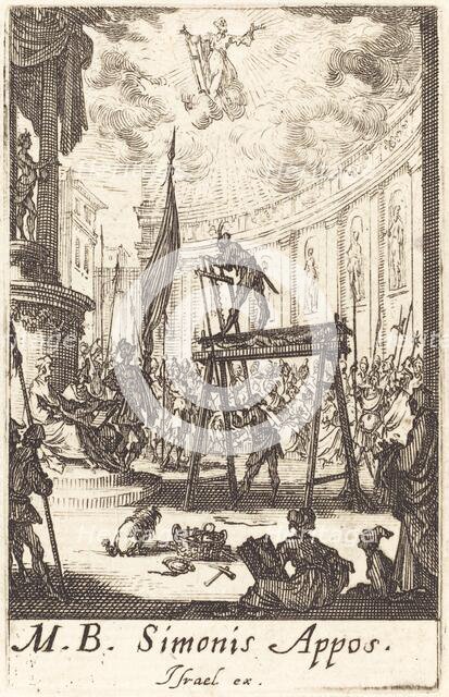 The Martyrdom of Saint Simon, c. 1634/1635. Creator: Jacques Callot.