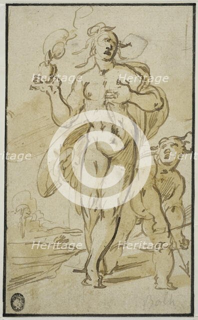 Cupid and Venus. Creator: Jan Philipsz van Bouckhorst.