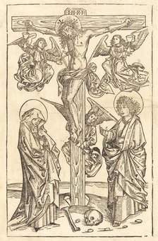 Christ on the Cross with Angels, 1490/1500. Creator: Unknown.
