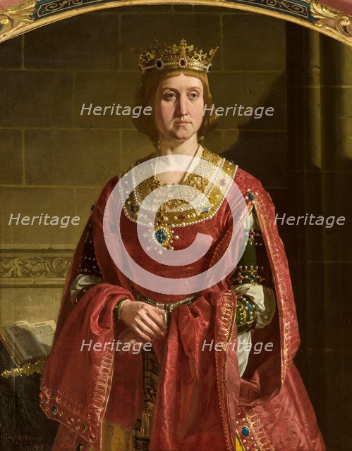 Portrait of Queen Isabella I of Castile.