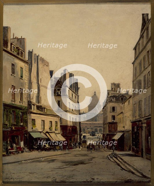 Rue du Haut-Pavé, in 1888, 1888. Creator: Emmanuel Lansyer.