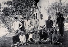 Sarawak: people of the Sibuyaus tribe from the Lundu region, c1900. Creator: Unknown.