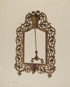 Mirror Frame, 1940. Creator: John H. Tercuzzi.