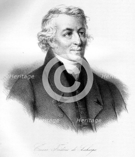 Frédéric-César de La Harpe (1754-1838), 1871. Artist: Hasler, Johann Friedrich (1808-1871)