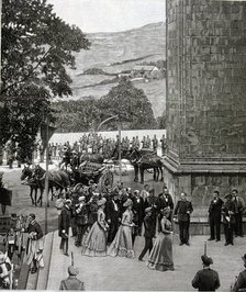 Entrance of the  King with his mother in the Basilica of Begoña in Bilbao, 1900', Alfonso XIII, K…