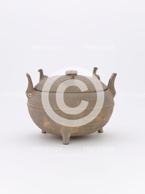 Covered ritual cooking vessel (ding), 300-200 B.C.E.. Creator: Unknown.
