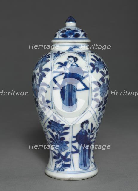 Jar with Cover, 19th Century. Creator: Unknown.