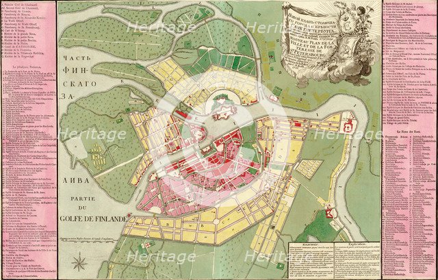 Map of Petersburg, 1776.