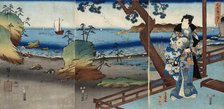 The Ascendence of a Modern Day Genji, 1853. Creators: Ando Hiroshige, Utagawa Kunisada.