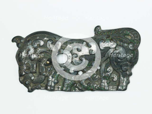 Belt plaque with tiger and dog in combat, 5th century BC. Artist: Unknown.