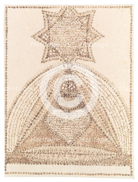 Greeting card, ca 1820. Creator: Anonymous.