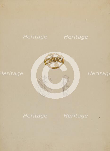 Pin, 1935/1942. Creator: Vincent Burzy.