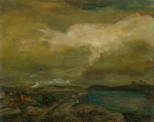 Landscape during a storm, c1910. Creator: Gusztáv Magyar-Mannheimer.
