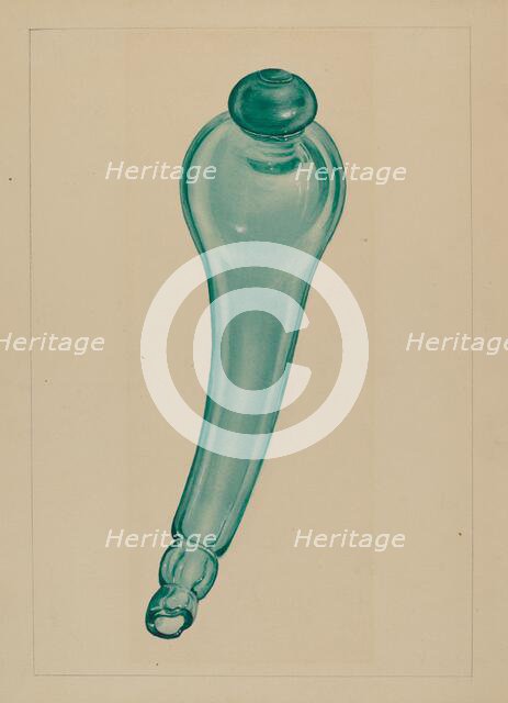 Powder Horn, c. 1936. Creator: John Tarantino.