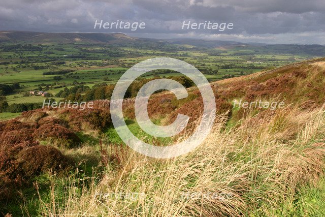 Chipping Vale from Longridge Fell, Lancashire.