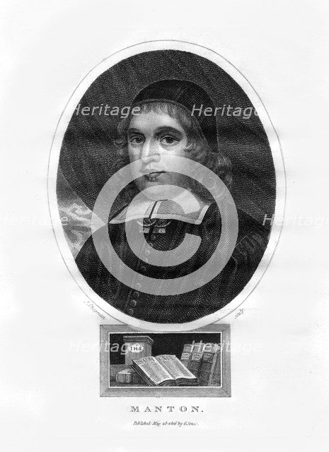 Thomas Manton, Puritan divine, (1816).Artist: J Chapman