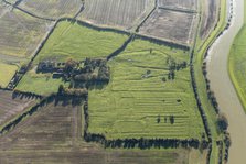 Eske medieval settlement and field system earthworks, East riding of Yorkshire, 2023. Creator: Robyn Andrews.