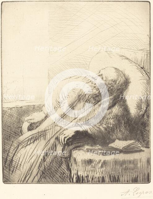 Convalescent (Le convalescent). Creator: Alphonse Legros.