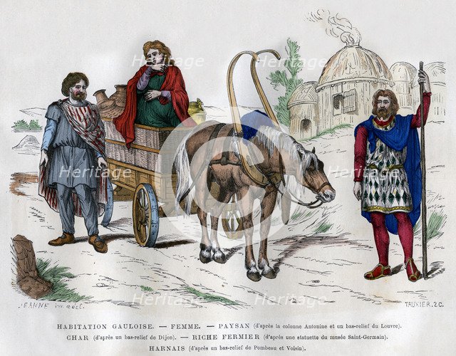 Gauls, 1882-1884.Artist: A Tauxier