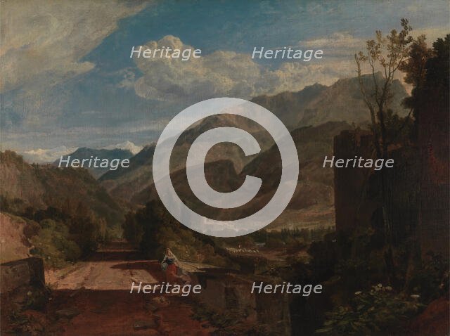 Chateaux de St. Michael, Bonneville, Savoy, 1802 to 1803. Creator: JMW Turner.