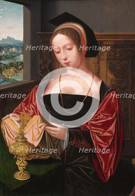 A Lady Reading (Saint Mary Magdalene), About 1530. Creator: Master of the Female Half-Lengths.