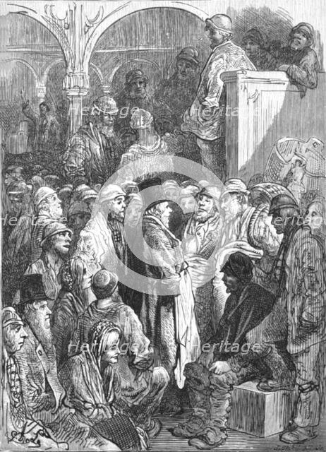 'Billingsgate - Opening of the Market', 1872.  Creator: Gustave Doré.