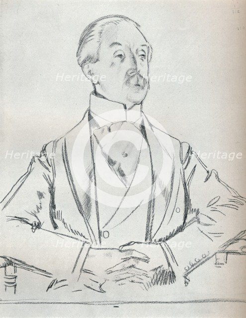 'Portrait study in pencil', c20th century (1932). Artist: William Newenham Montague Orpen.