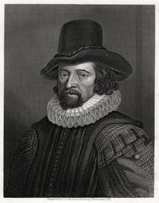 Francis Bacon, Viscount St Albans, English philosopher, scientist and statesman, 19th century. Artist: C Cook