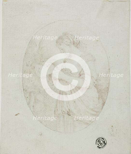 Young Woman Reading, n.d. Creator: Unknown.