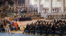 Opening of the Estates-General in Versailles, 5 May 1789. Artist: Couder, Auguste (1790-1873)