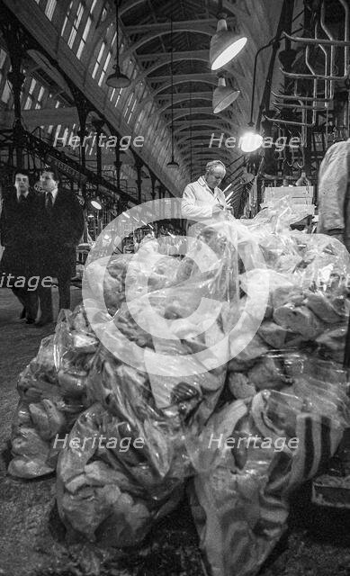Smithfield Meat Market, City of London, January 1980. Creator: Peter Thompson.