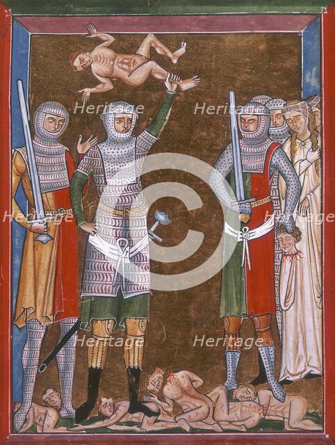 The Massacre of the Innocents, c1350.  Creator: Unknown.