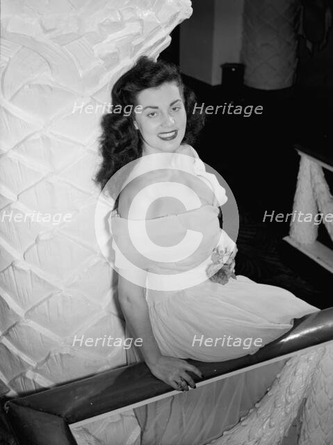 Portrait of Betty George, Copacabana(?), New York, N.Y., ca. Sept. 1947. Creator: William Paul Gottlieb.