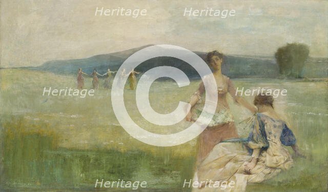 Spring, 1890. Creator: Thomas W Dewing.