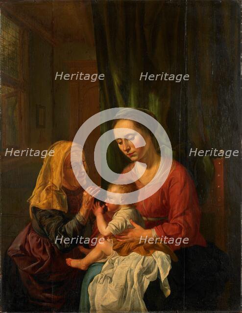 Virgin and Child with St Anne, 1630. Creator: Dirck van Hoogstraten.