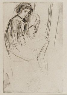 Arthur Haden, 1859. Creator: James Abbott McNeill Whistler.